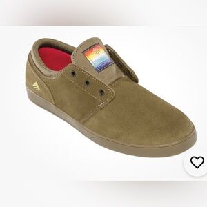 Emerica. Figuerba Brown Suede Sneakers